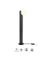INTERLAKEN * BOLARDO IP65 G9 NEGRO